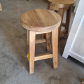 Round stool hardwood timber